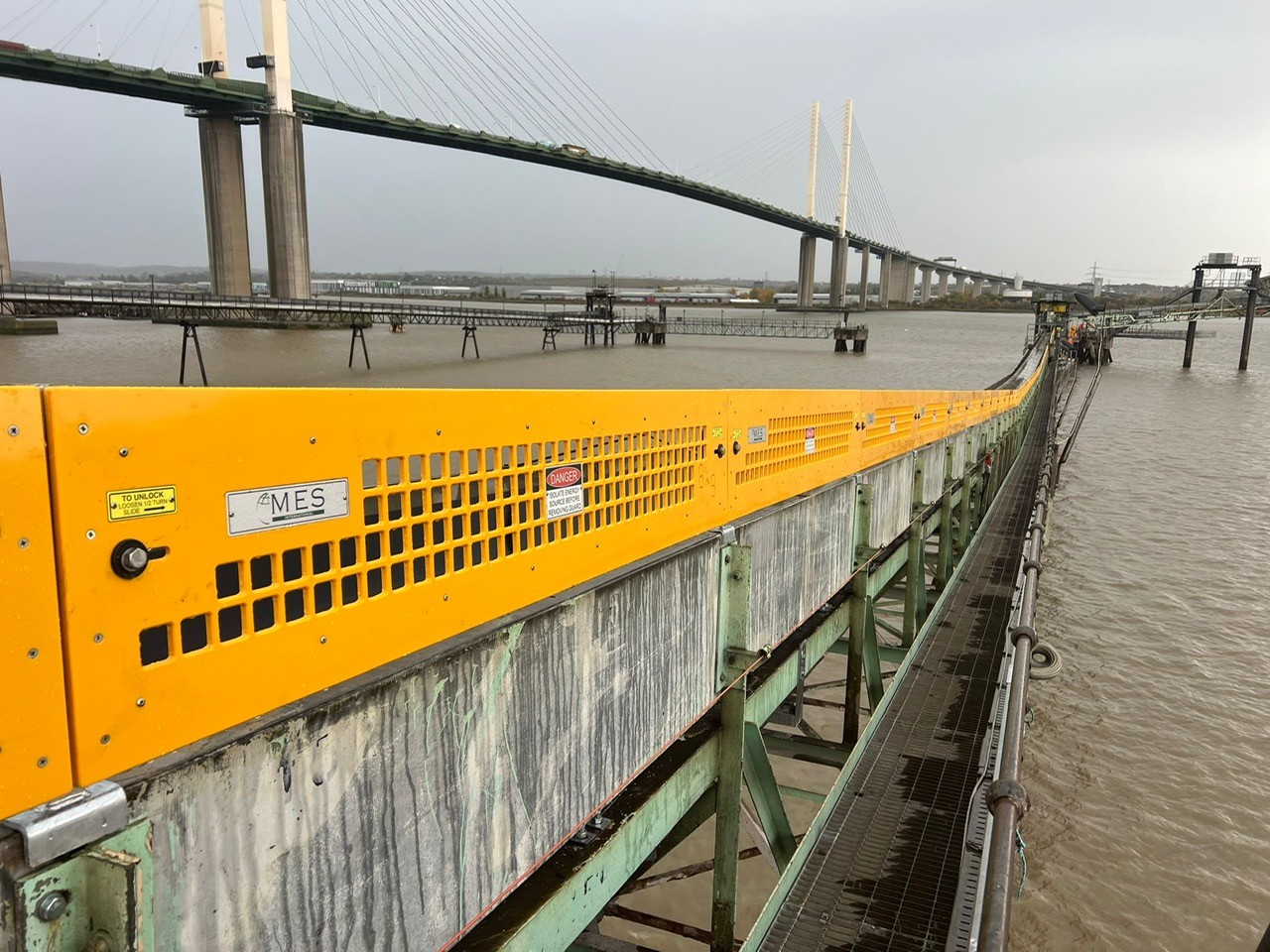 Case Study: Installing Lightweight Conveyor Guarding on a Ship-to-Shore Conveyor in London
